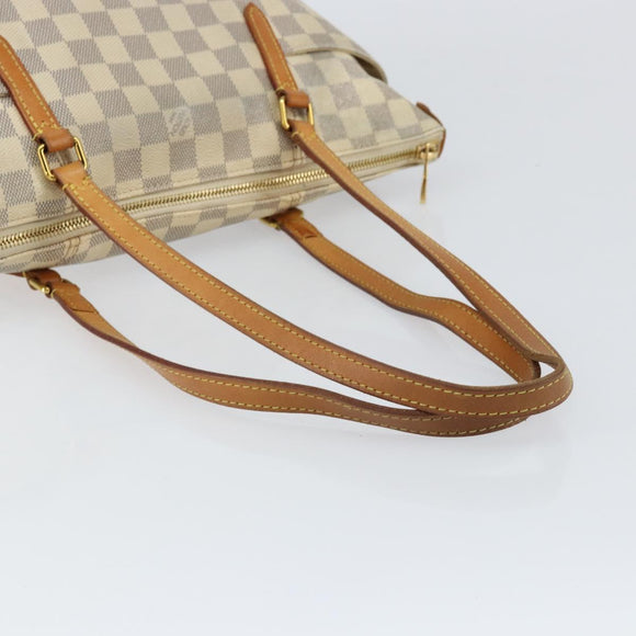 LOUIS VUITTON Damier Azur Totally PM Tote Bag N41280 LV Auth yk19573