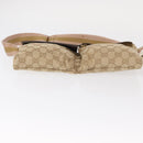 GUCCI GG Canvas Waist bag Beige Gold 28566 Auth yk19581-5