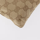 GUCCI GG Canvas Waist bag Beige Gold 28566 Auth yk19581-14