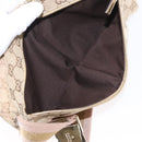 GUCCI GG Canvas Waist bag Beige Gold 28566 Auth yk19581-23