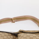 GUCCI GG Canvas Waist bag Beige Gold 28566 Auth yk19581-8