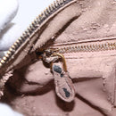 PRADA Shoulder Bag Leather Bordeaux Gold Auth yk19583-20