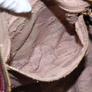 PRADA Shoulder Bag Leather Bordeaux Gold Auth yk19583-23