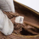 PRADA Shoulder Bag Leather Bordeaux Gold Auth yk19583-12