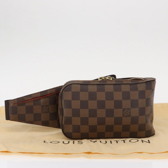 LOUIS VUITTON Damier Ebene Geronimos Shoulder Bag N51994 LV Auth yk19586