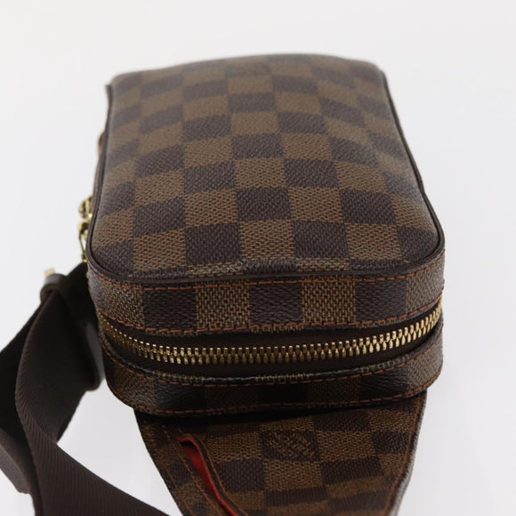 LOUIS VUITTON Damier Ebene Geronimos Shoulder Bag N51994 LV Auth yk19586