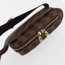 LOUIS VUITTON Damier Ebene Geronimos Shoulder Bag N51994 LV Auth yk19586-6