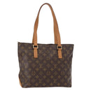 LOUIS VUITTON Monogram Cabas Piano Tote Bag M51148 LV Auth yk19587-1