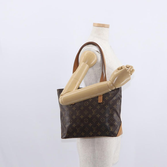 LOUIS VUITTON Monogram Cabas Piano Tote Bag M51148 LV Auth yk19587