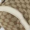 GUCCI GG Canvas Hand Bag Beige Gold 189825 Auth yk19588-11