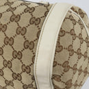 GUCCI GG Canvas Hand Bag Beige Gold 189825 Auth yk19588-12