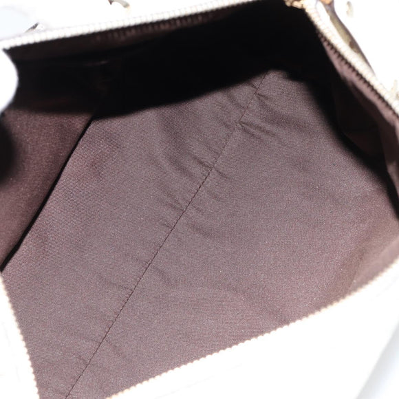 GUCCI GG Canvas Hand Bag Beige Gold 189825 Auth yk19588