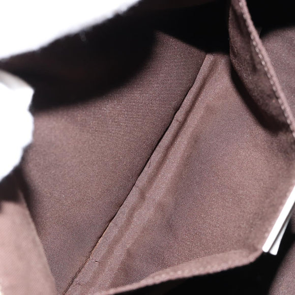 GUCCI GG Canvas Hand Bag Beige Gold 189825 Auth yk19588