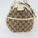 GUCCI GG Canvas Hand Bag Beige Gold 189825 Auth yk19588-5