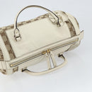GUCCI GG Canvas Hand Bag Beige Gold 189825 Auth yk19588-6