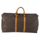 LOUIS VUITTON Monogram Keepall Bandouliere 55 Boston Bag M41414 LV Auth yk19591-2