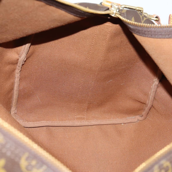 LOUIS VUITTON Monogram Keepall Bandouliere 55 Boston Bag M41414 LV Auth yk19591