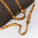 LOUIS VUITTON Monogram Keepall Bandouliere 55 Boston Bag M41414 LV Auth yk19591-7