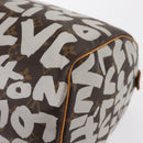 LOUIS VUITTON Monogram Graffiti Speedy 30 Hand Bag White M92195 LV Auth yk19592-17