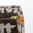 LOUIS VUITTON Monogram Graffiti Speedy 30 Hand Bag White M92195 LV Auth yk19592-19
