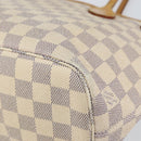 LOUIS VUITTON Damier Azur Neverfull PM Tote Bag N41362 LV Auth yk19593-16