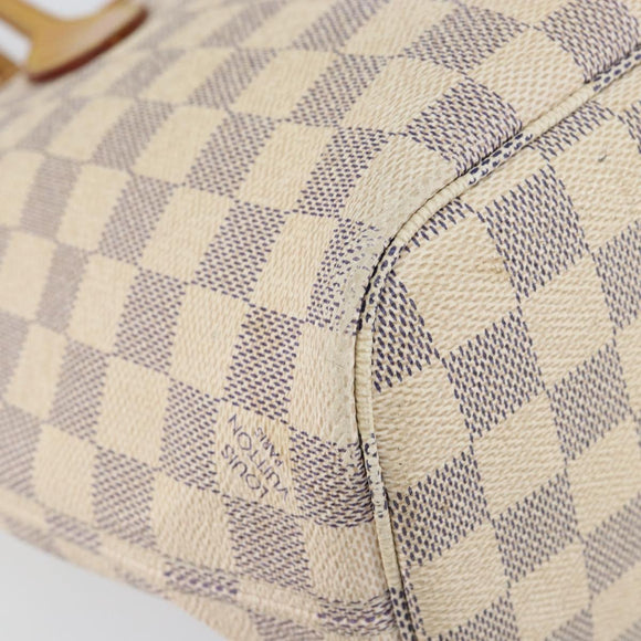 LOUIS VUITTON Damier Azur Neverfull PM Tote Bag N41362 LV Auth yk19593