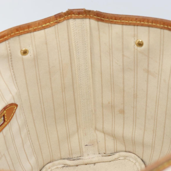 LOUIS VUITTON Damier Azur Neverfull PM Tote Bag N41362 LV Auth yk19593