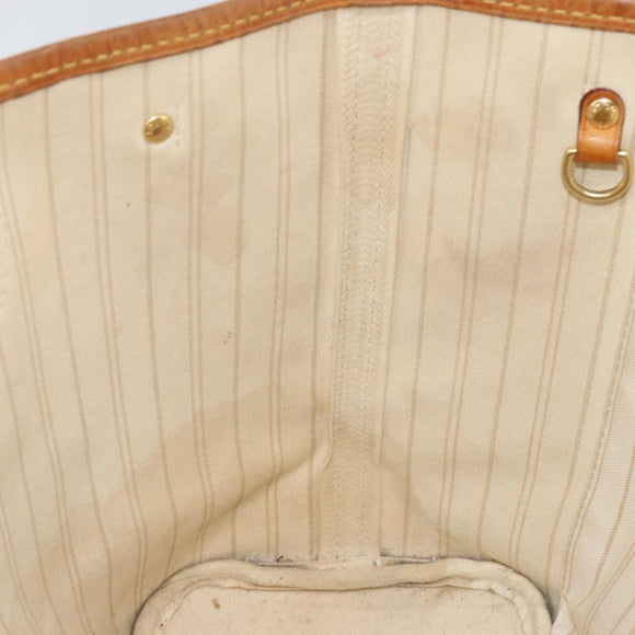 LOUIS VUITTON Damier Azur Neverfull PM Tote Bag N41362 LV Auth yk19593