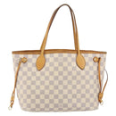 LOUIS VUITTON Damier Azur Neverfull PM Tote Bag N41362 LV Auth yk19593-13