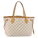 LOUIS VUITTON Damier Azur Neverfull PM Tote Bag N41362 LV Auth yk19593-2