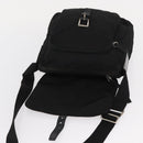 PRADA Shoulder Bag Nylon Black Silver Auth yk19596-9