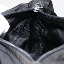 PRADA Shoulder Bag Nylon Black Silver Auth yk19596-23