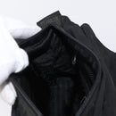 PRADA Shoulder Bag Nylon Black Silver Auth yk19596-24