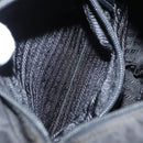 PRADA Shoulder Bag Nylon Black Silver Auth yk19596-26