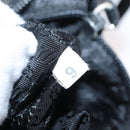 PRADA Shoulder Bag Nylon Black Silver Auth yk19596-12