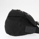 PRADA Shoulder Bag Nylon Black Silver Auth yk19596-3