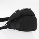 PRADA Shoulder Bag Nylon Black Silver Auth yk19596-4