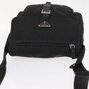 PRADA Shoulder Bag Nylon Black Silver Auth yk19596-6