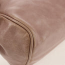 Miu Miu Shoulder Bag Leather Pink Gold Auth yk19597V-11