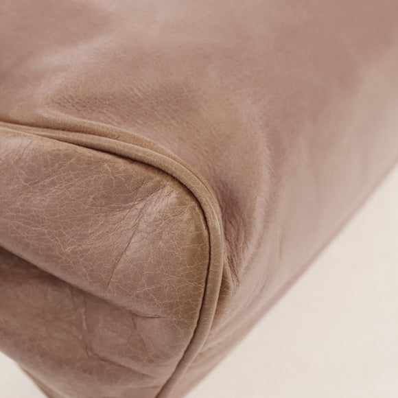 Miu Miu Shoulder Bag Leather Pink Gold Auth yk19597V