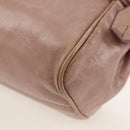 Miu Miu Shoulder Bag Leather Pink Gold Auth yk19597V-14