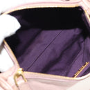 Miu Miu Shoulder Bag Leather Pink Gold Auth yk19597V-18