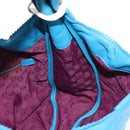 LOEWE Anagram Shoulder Bag Leather Blue Auth yk19601V-21