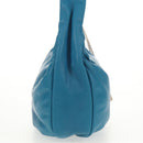 LOEWE Anagram Shoulder Bag Leather Blue Auth yk19601V-4