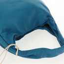 LOEWE Anagram Shoulder Bag Leather Blue Auth yk19601V-6