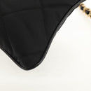 PRADA Test Input Accessory Pouch Nylon Black Gold Auth yk19602V-17