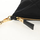 PRADA Test Input Accessory Pouch Nylon Black Gold Auth yk19602V-9