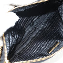 PRADA Test Input Accessory Pouch Nylon Black Gold Auth yk19602V-10