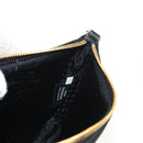 PRADA Test Input Accessory Pouch Nylon Black Gold Auth yk19602V-20