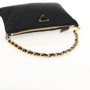 PRADA Test Input Accessory Pouch Nylon Black Gold Auth yk19602V-7
